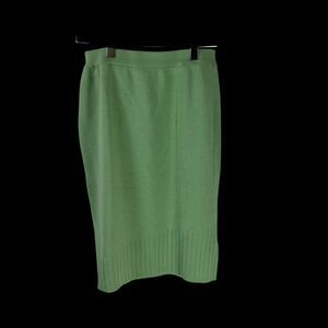 Rodier Women's Vintage Wool Blend Pull On Side Slit Skirt Sz 40/US Medium